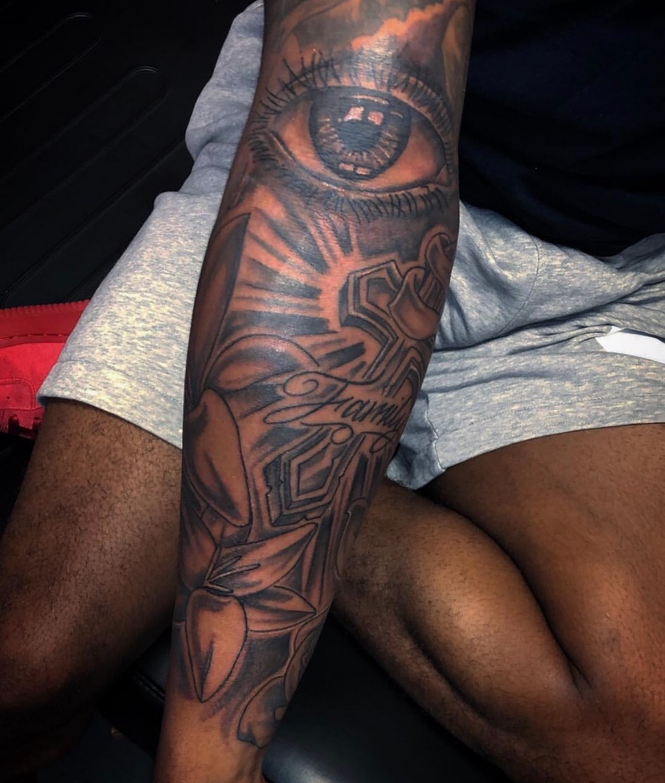 Fine line black and gray tattoo by Ink 102 - detailed work